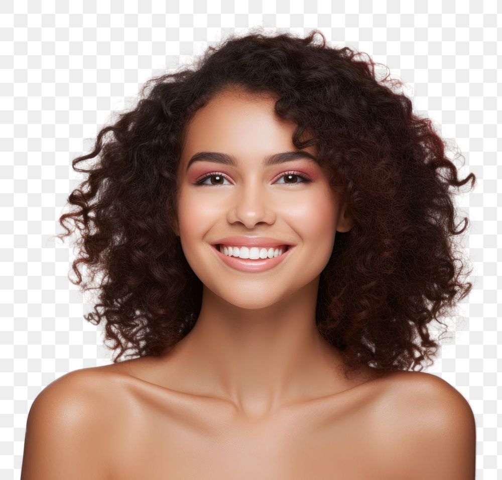 PNG Brazilian Women portrait smile women. AI generated Image by rawpixel.