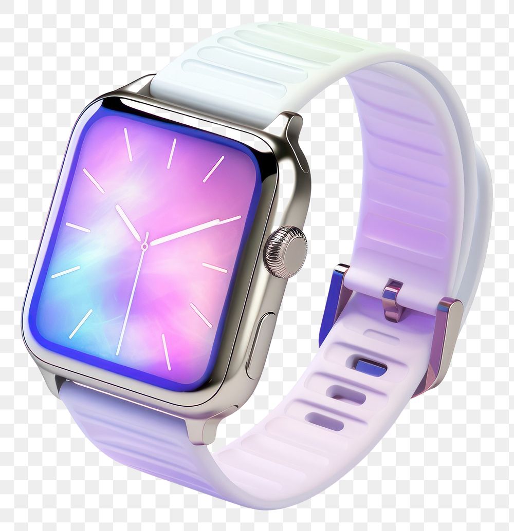 PNG  Smart watch wristwatch white background technology. AI generated Image by rawpixel.