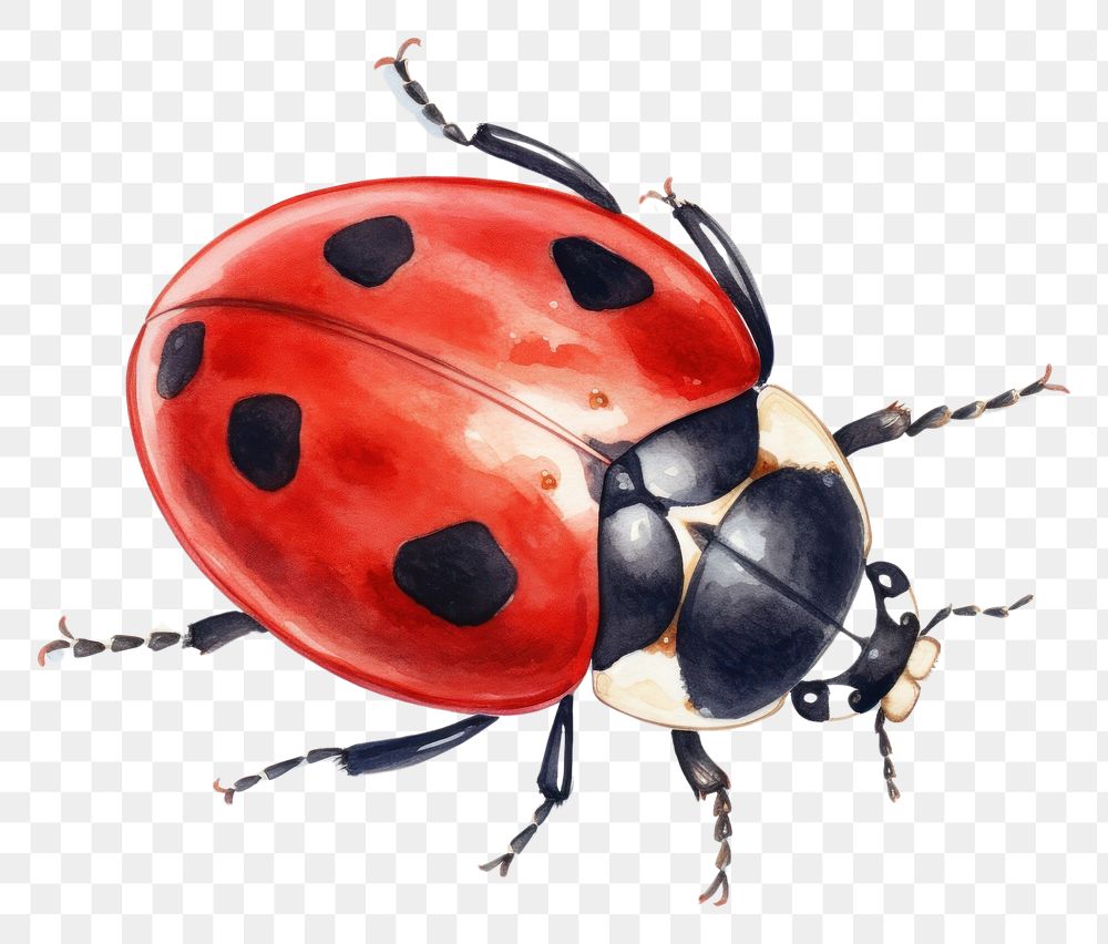 PNG A ladybug animal insect white background