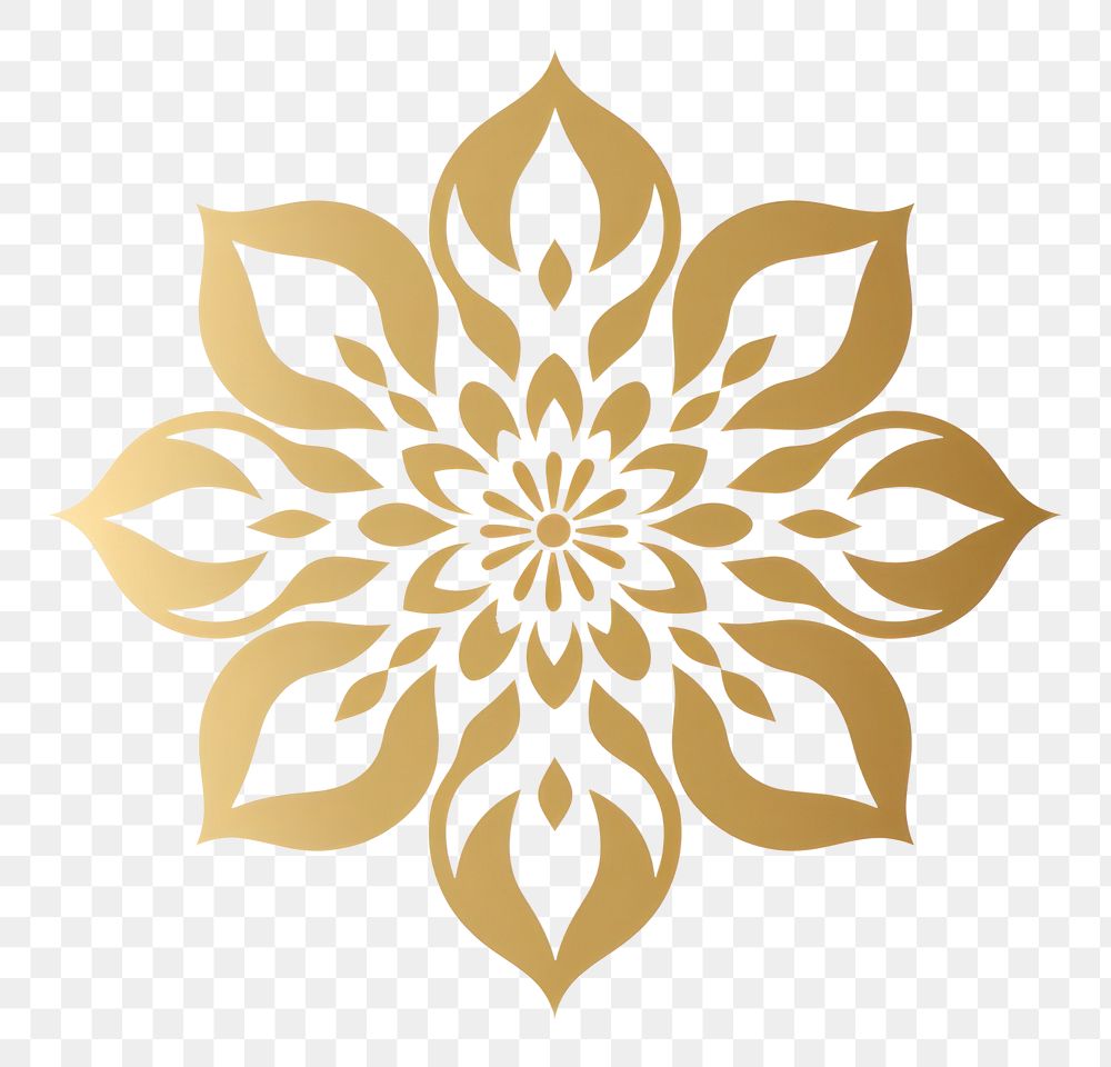 PNG Flower icon decoration pattern white. AI generated Image by rawpixel.