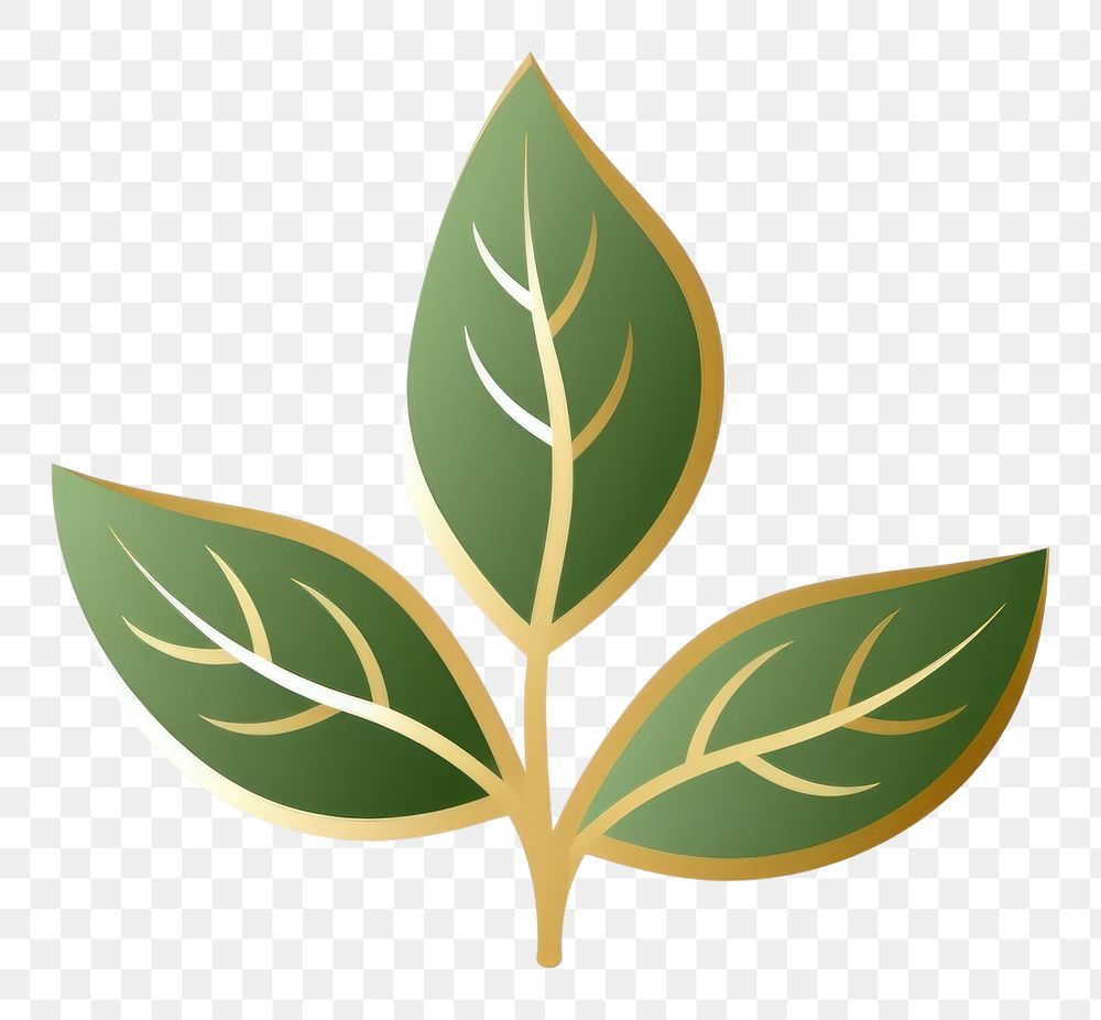 PNG Leaf icon plant white background growth. AI generated Image by rawpixel.