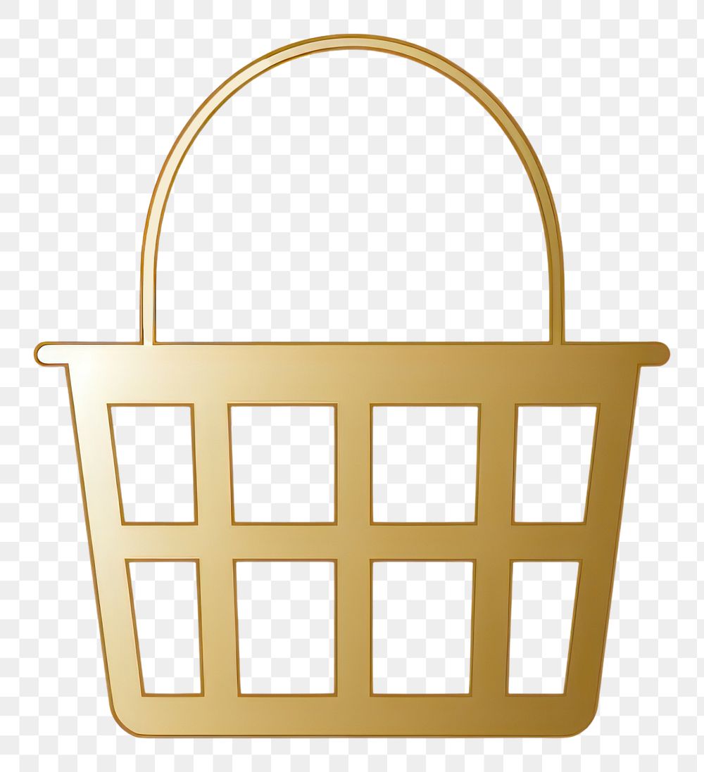 PNG  Shop busket icon basket container handbag. AI generated Image by rawpixel.