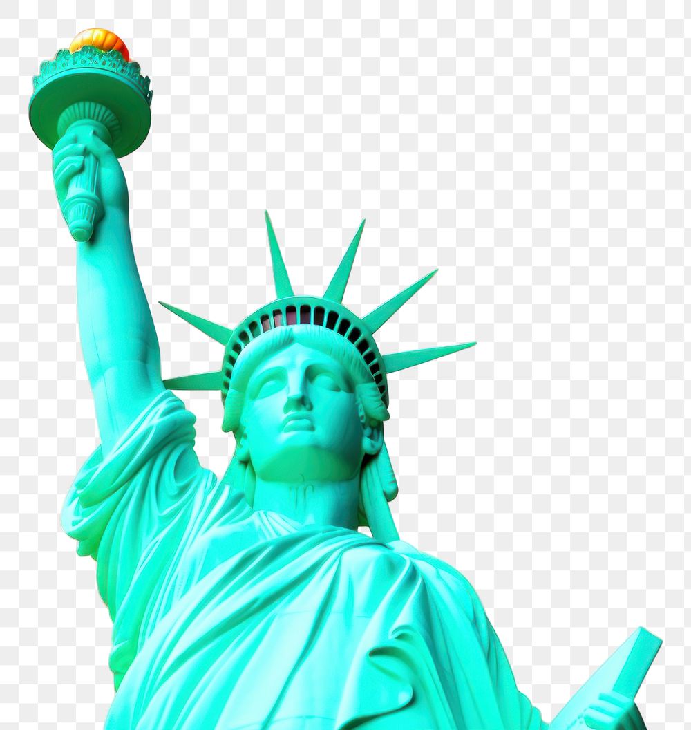 PNG Statue of liberty sculpture representation independence. 