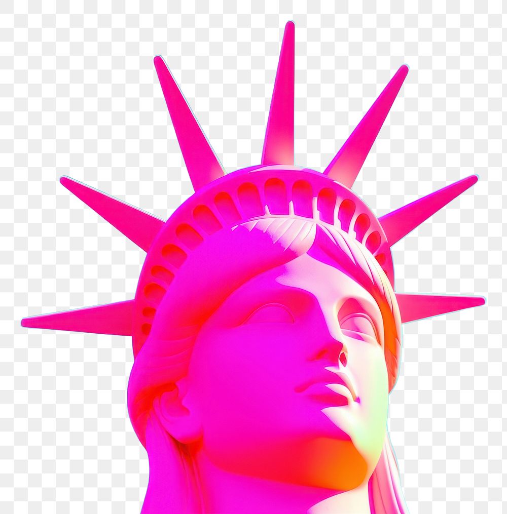 PNG Statue of liberty sculpture outdoors sky. AI generated Image by rawpixel.