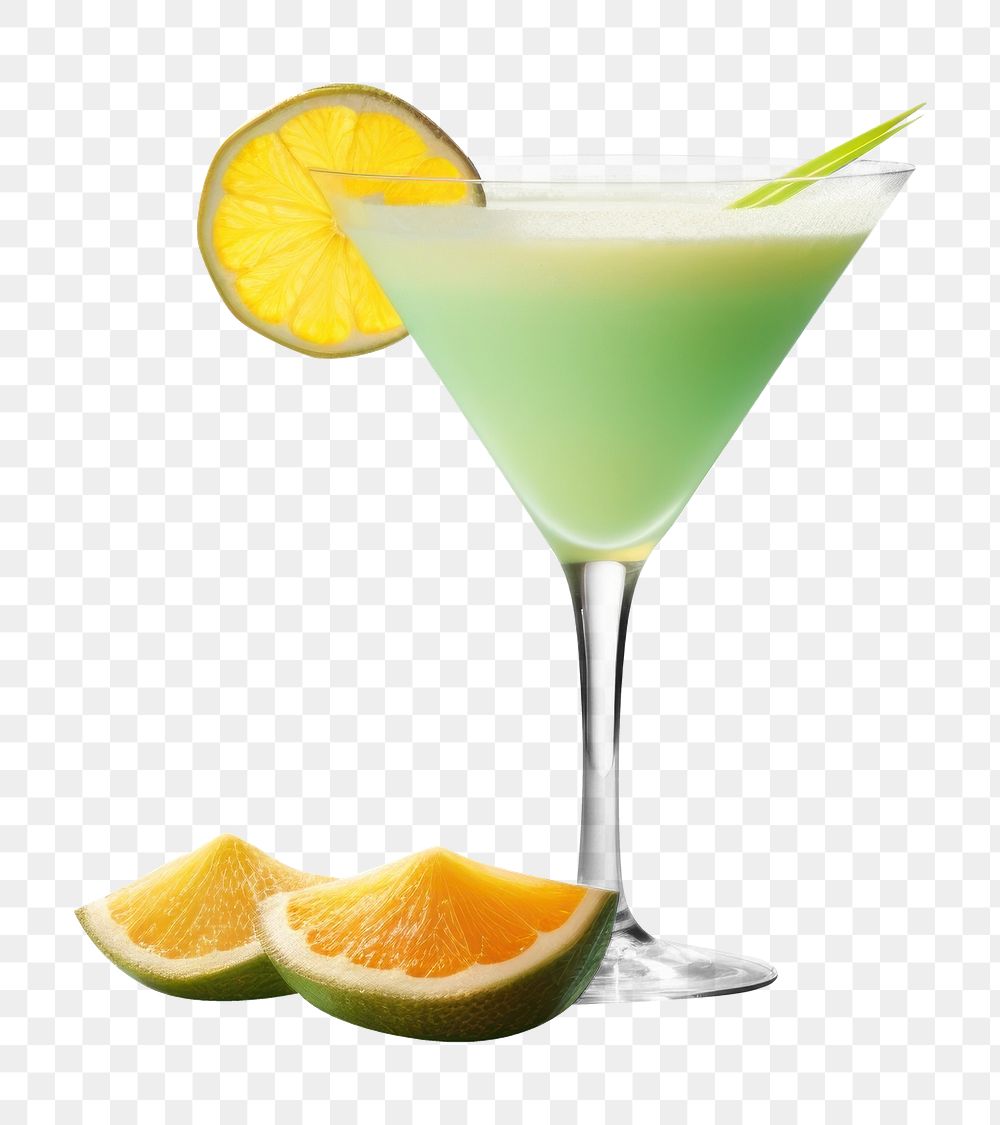 PNG Glass of tropical cocktail martini drink fruit. AI generated Image by rawpixel.