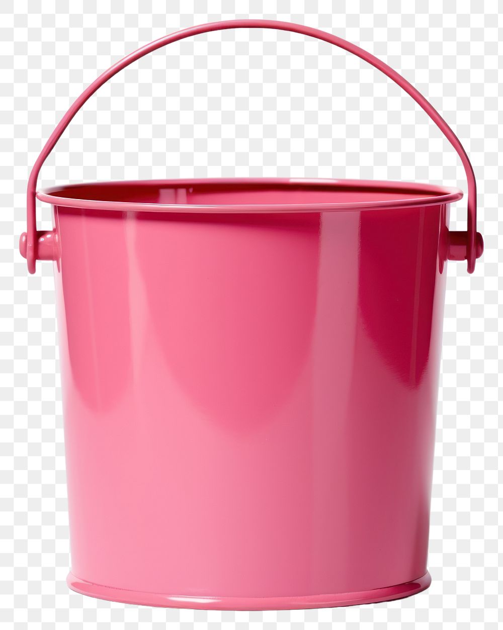 PNG  Bucket container flowerpot magenta. AI generated Image by rawpixel.
