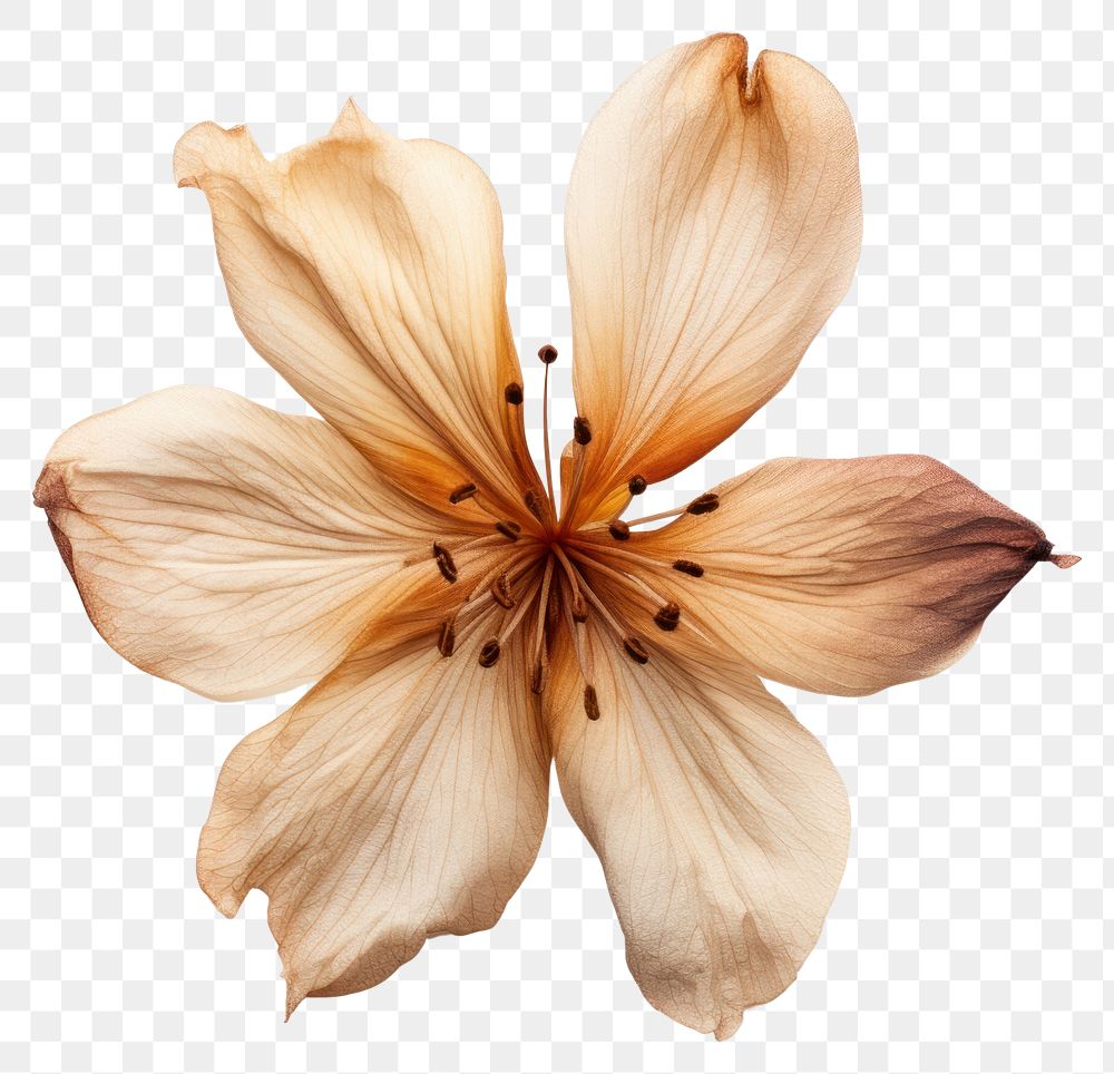 PNG  Treasure flower petal plant lily. AI generated Image by rawpixel.