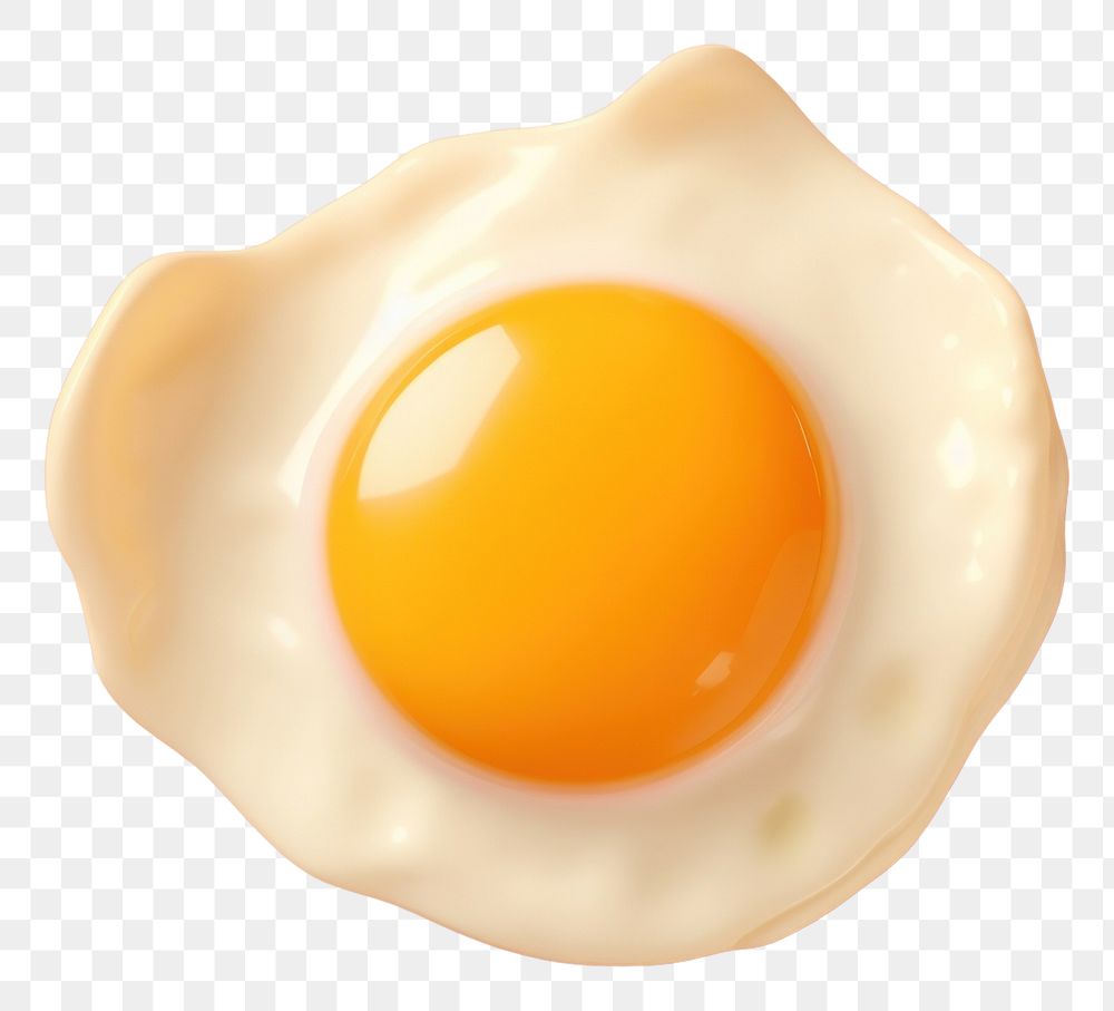 PNG Fried egg food breakfast freshness. AI generated Image by rawpixel.