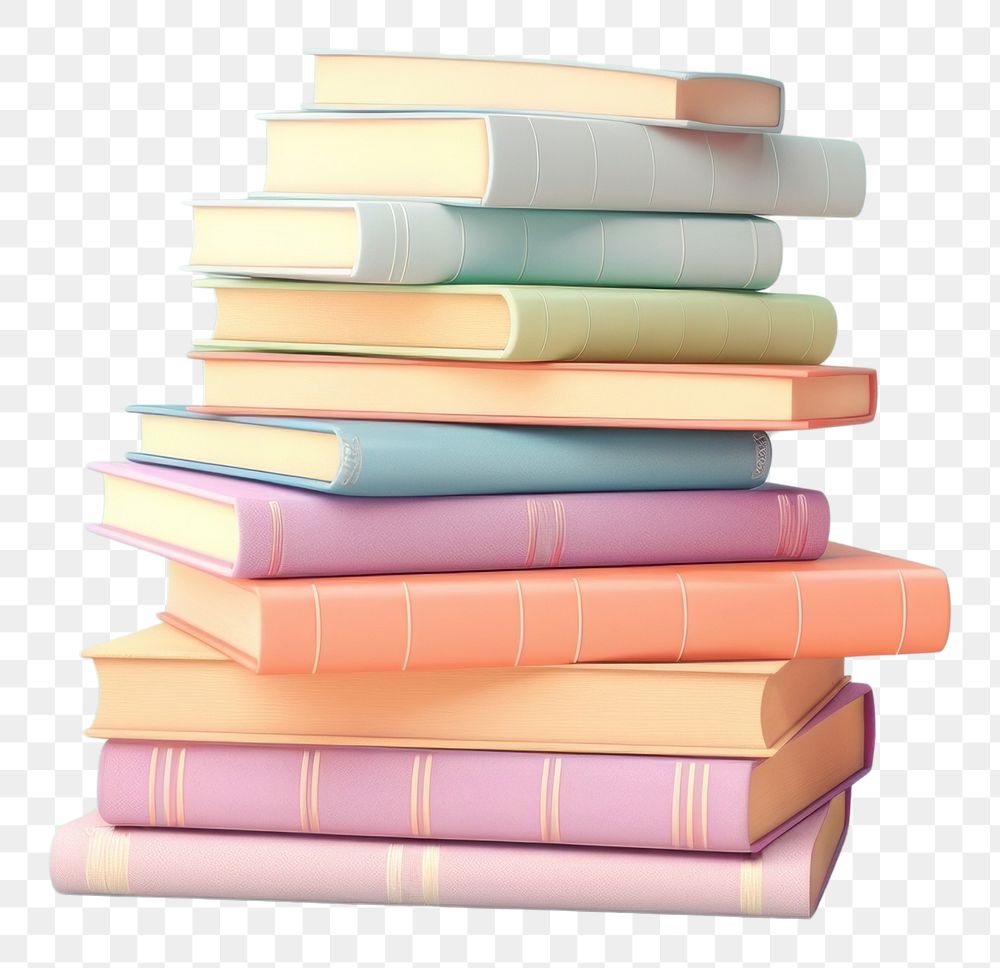 PNG Pile of books publication literature education