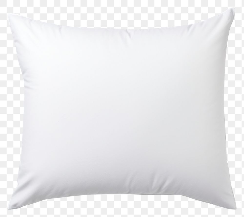 PNG White pillow backgrounds cushion white background. AI generated Image by rawpixel.