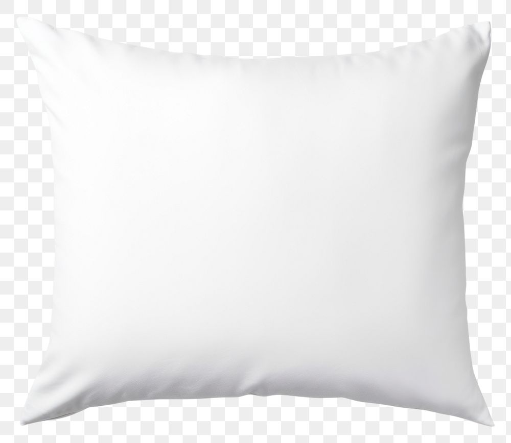 PNG White pillow backgrounds cushion white background. AI generated Image by rawpixel.