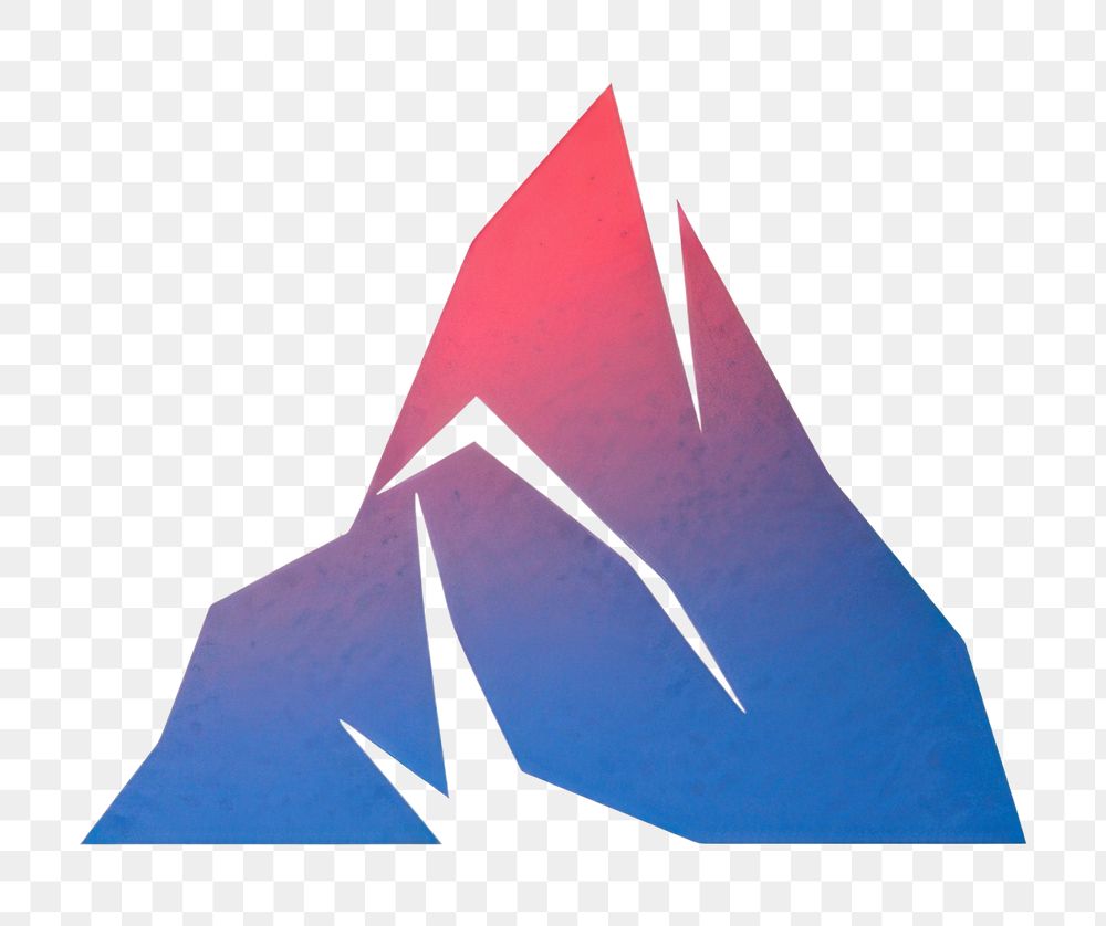PNG Mountain logo symbol white background. AI generated Image by rawpixel.