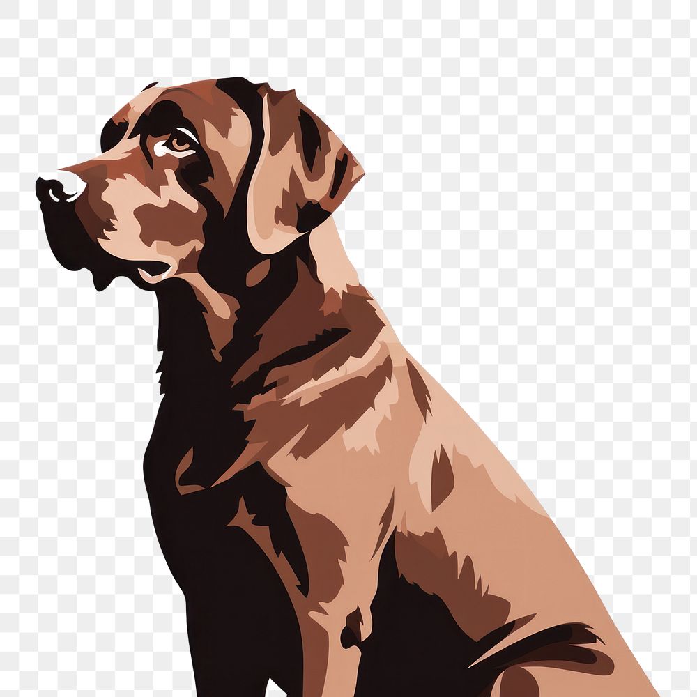 PNG Brown dog animal mammal pet. AI generated Image by rawpixel.