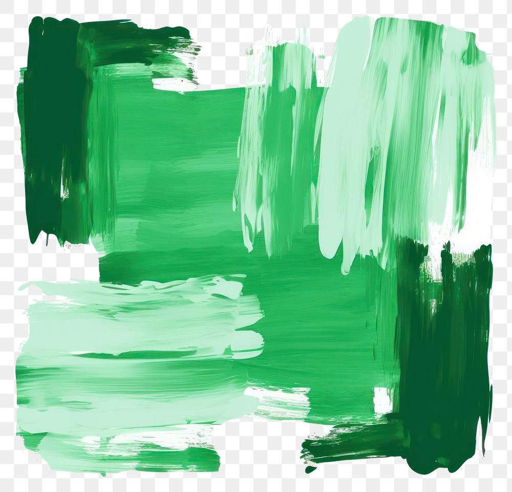 PNG Green square backgrounds painting white background. AI generated Image by rawpixel.