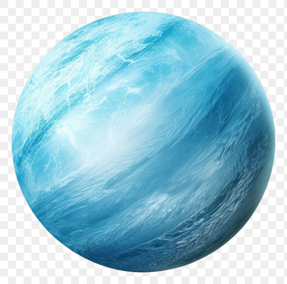 PNG Uranus sphere planet white background. AI generated Image by rawpixel.