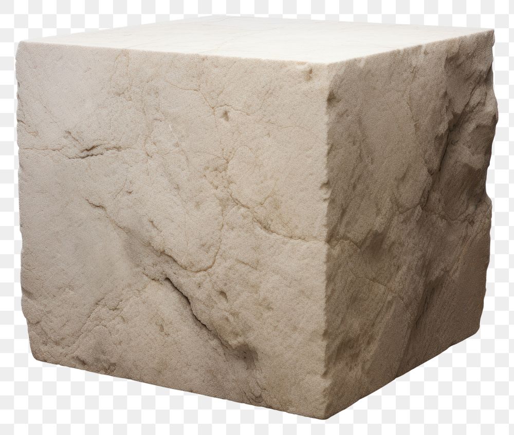 PNG  Cube stone simplicity rectangle letterbox. AI generated Image by rawpixel.