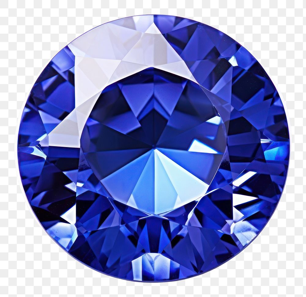 PNG Sapphire gemstone jewelry diamond. AI generated Image by rawpixel.
