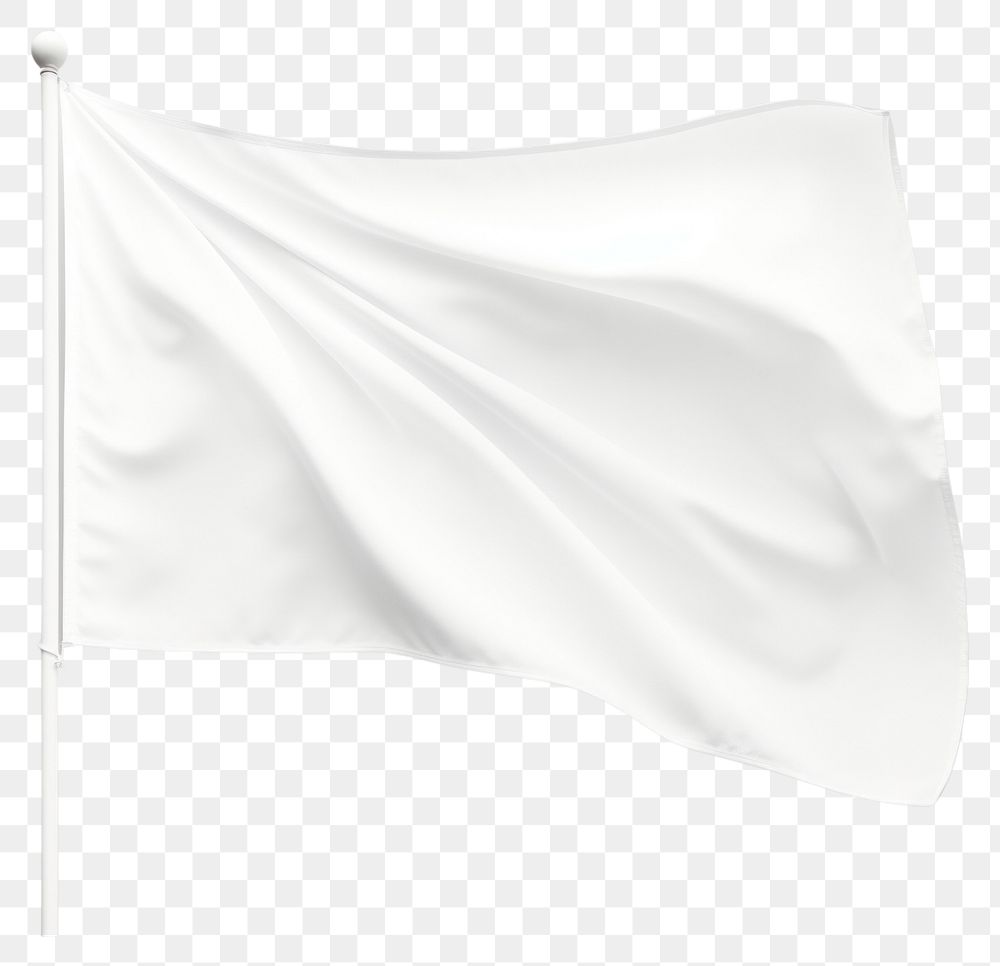 PNG  White flag patriotism crumpled clothing. AI generated Image by rawpixel.