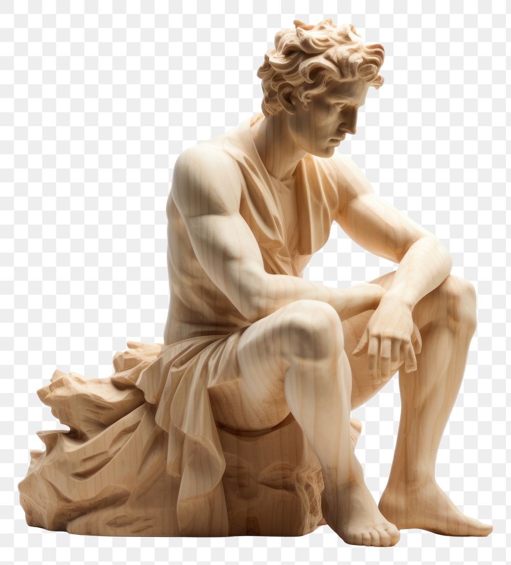 PNG  David sculpture statue adult. AI generated Image by rawpixel.