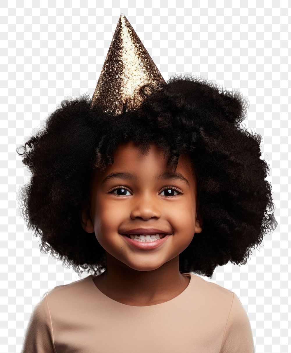 PNG Black child girl balloon confetti birthday. AI generated Image by rawpixel.