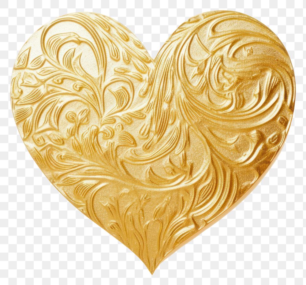 PNG  Heart ornament jewelry gold backgrounds. AI generated Image by rawpixel.