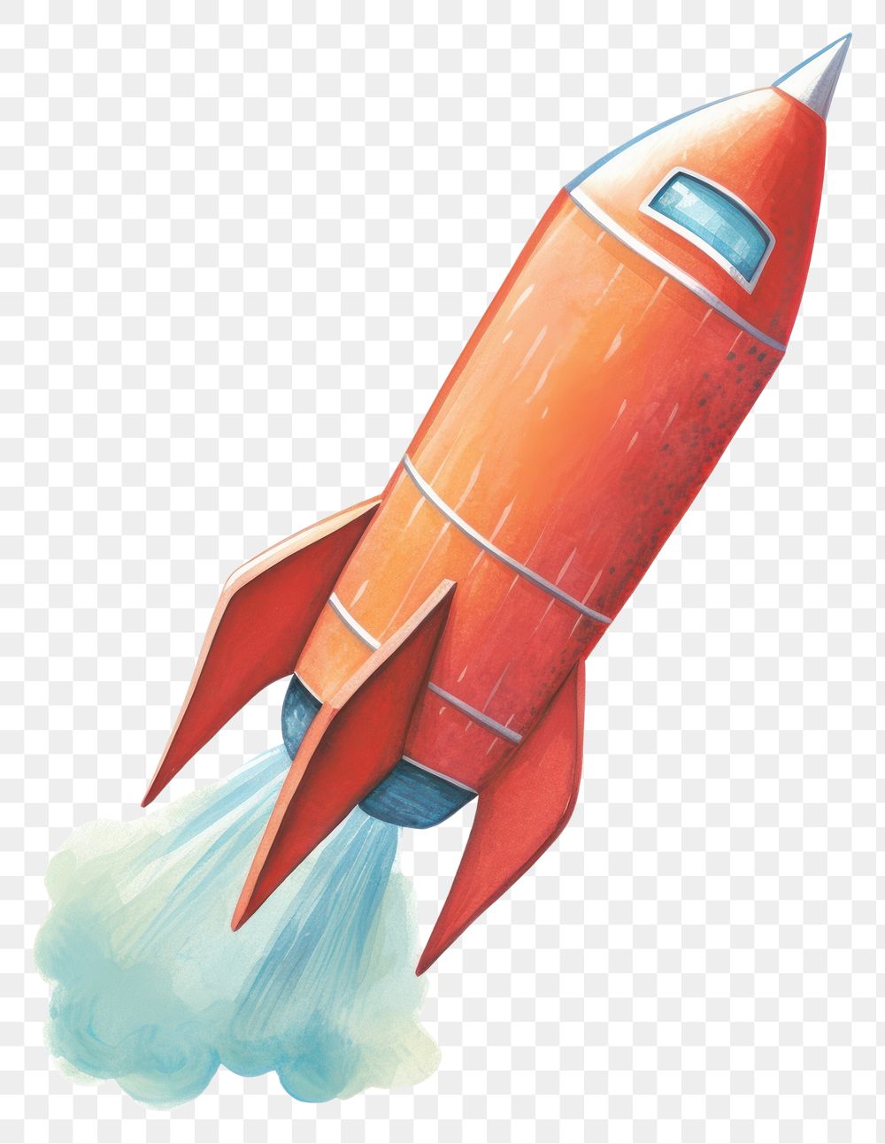 PNG Retro rocket missile red white background. AI generated Image by rawpixel.