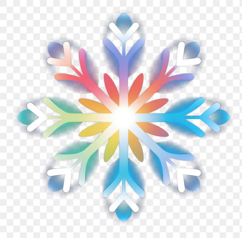 PNG Snowflake art black background creativity. AI generated Image by rawpixel.