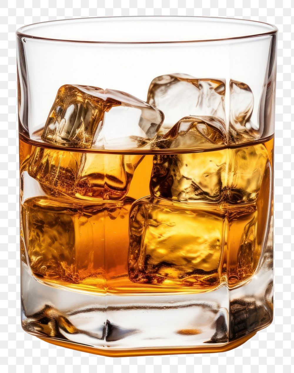 PNG Whisky drink glass white background. .