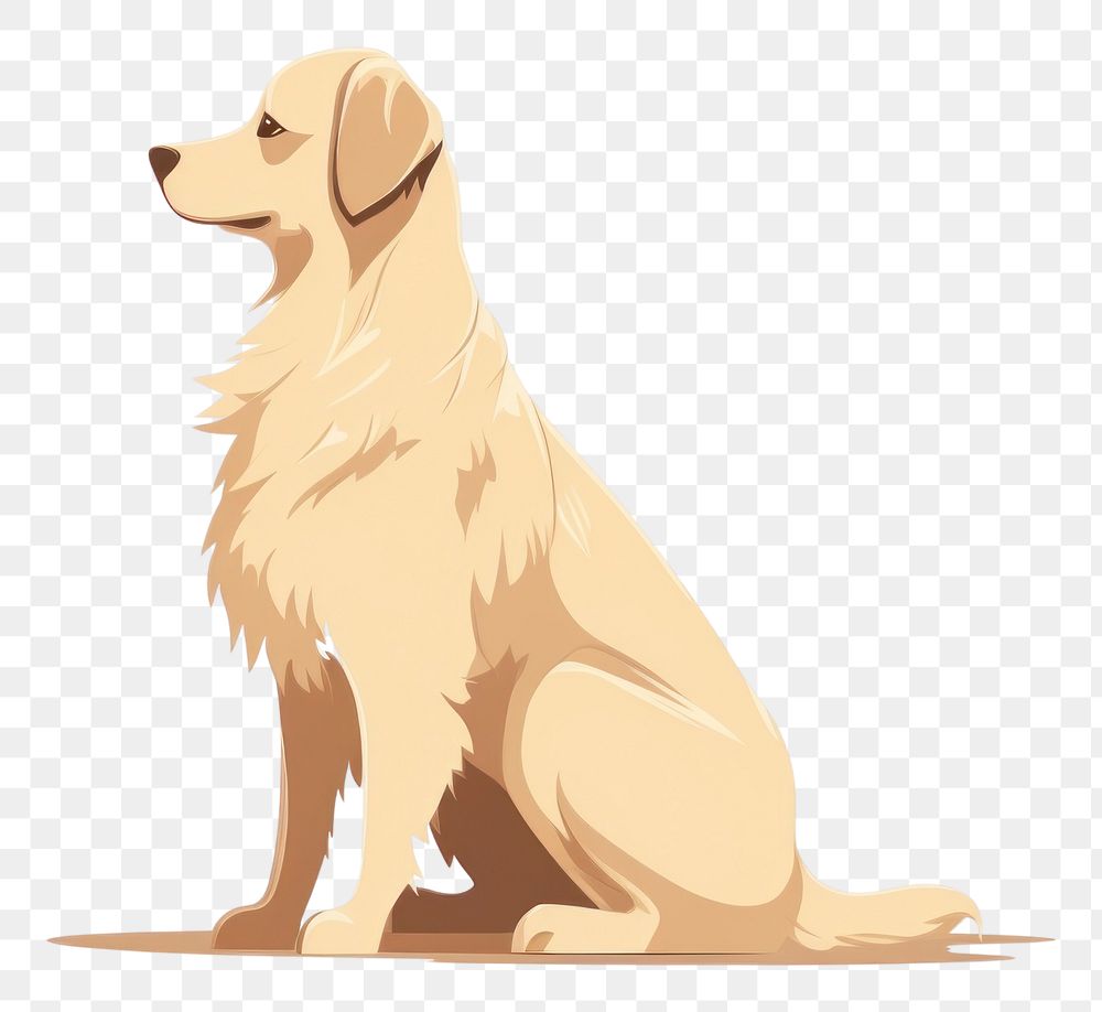 PNG Dog sitting animal mammal. AI generated Image by rawpixel.