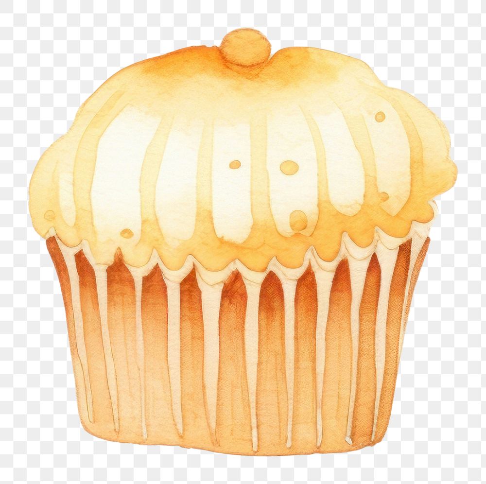 PNG Minimal muffins dessert cupcake icing. AI generated Image by rawpixel.