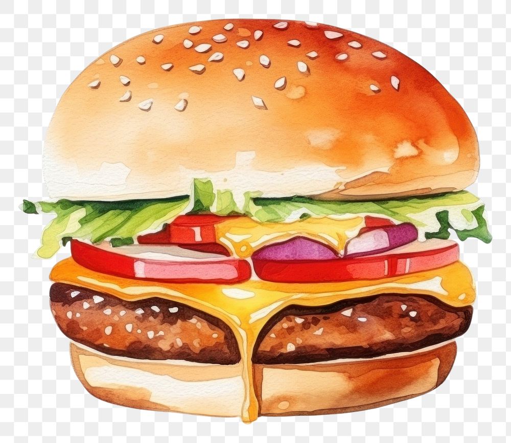 PNG Minimal cute burger bread food hamburger. AI generated Image by rawpixel.