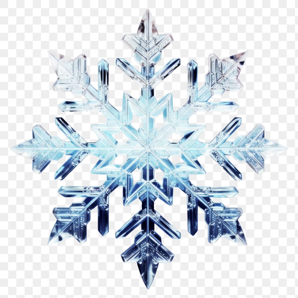 PNG Snowflake crystal christmas freezing. AI generated Image by rawpixel.