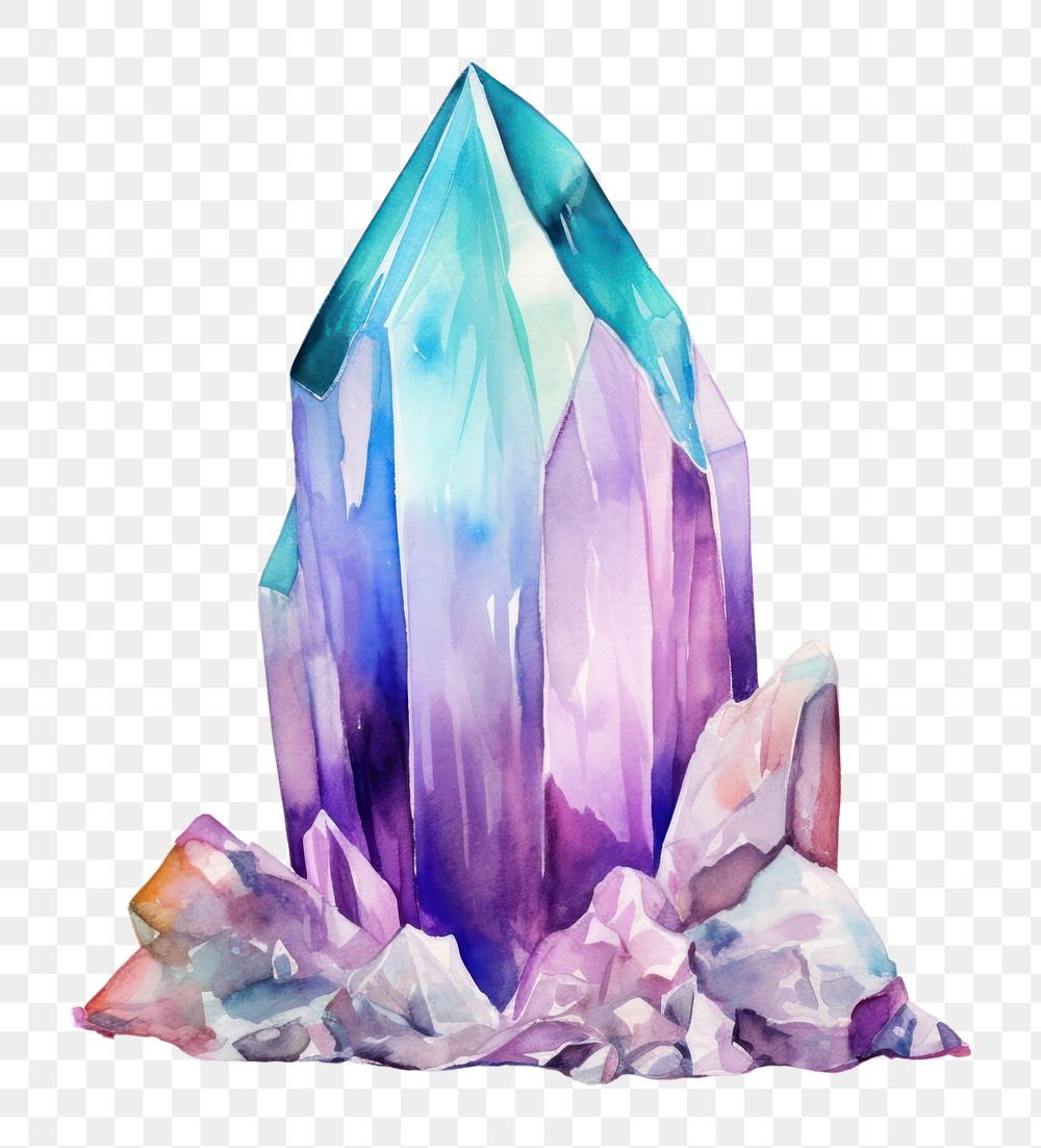 PNG  Spirituality human pray gemstone amethyst crystal. AI generated Image by rawpixel.
