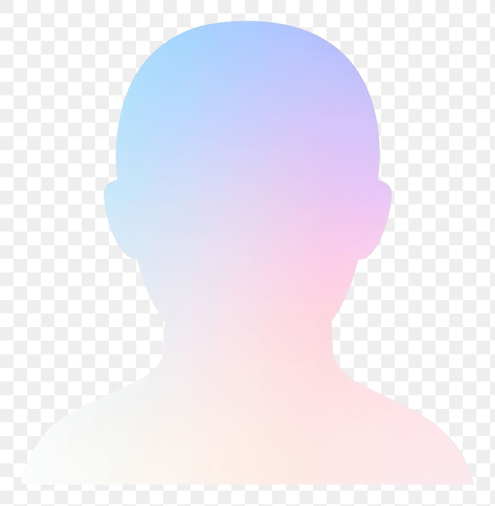 PNG Man icon silhouette portrait white background. AI generated Image by rawpixel.