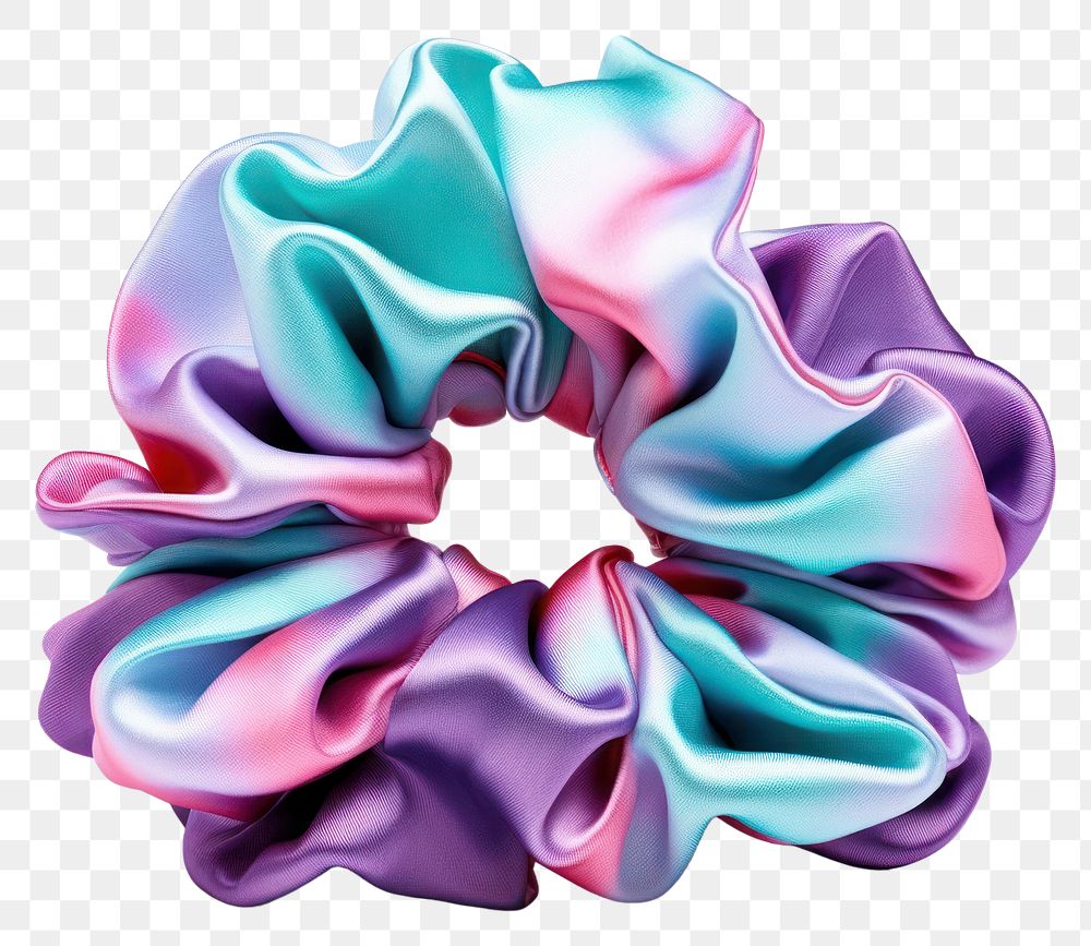 PNG A Stylish scrunchy white background creativity doughnut. AI generated Image by rawpixel.