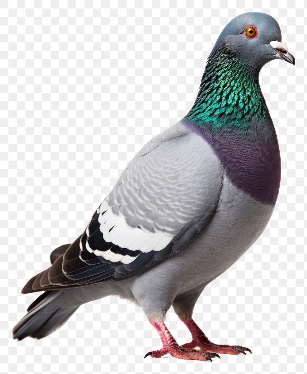 PNG  A pigeon animal bird wildlife. AI generated Image by rawpixel.