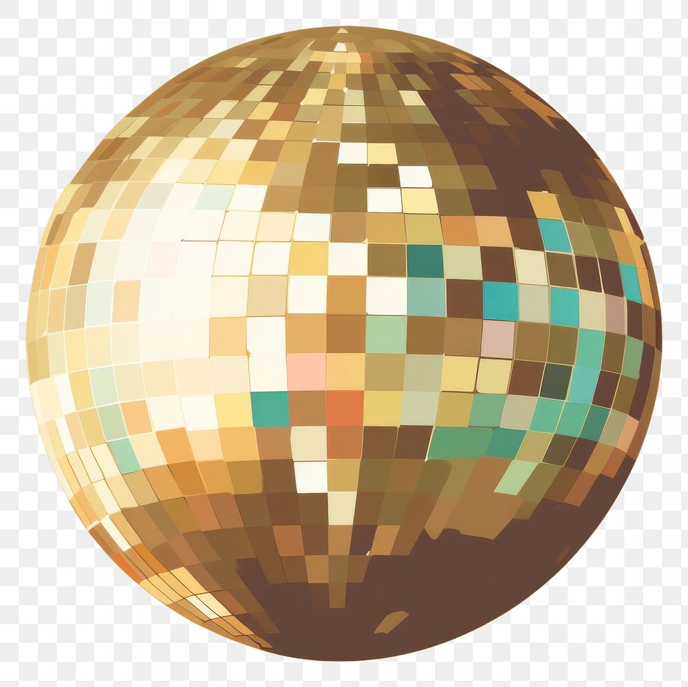 PNG Disco ball sphere celebration technology. AI generated Image by rawpixel.