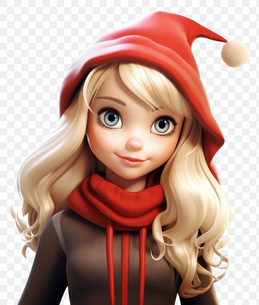 PNG Chirstmas adult doll cute. AI generated Image by rawpixel.