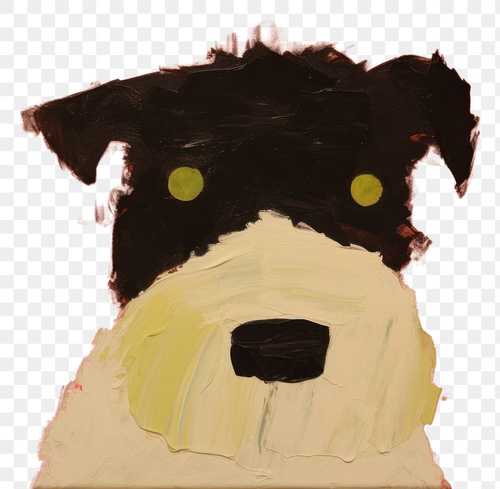 PNG Puppy painting animal pet. AI generated Image by rawpixel.