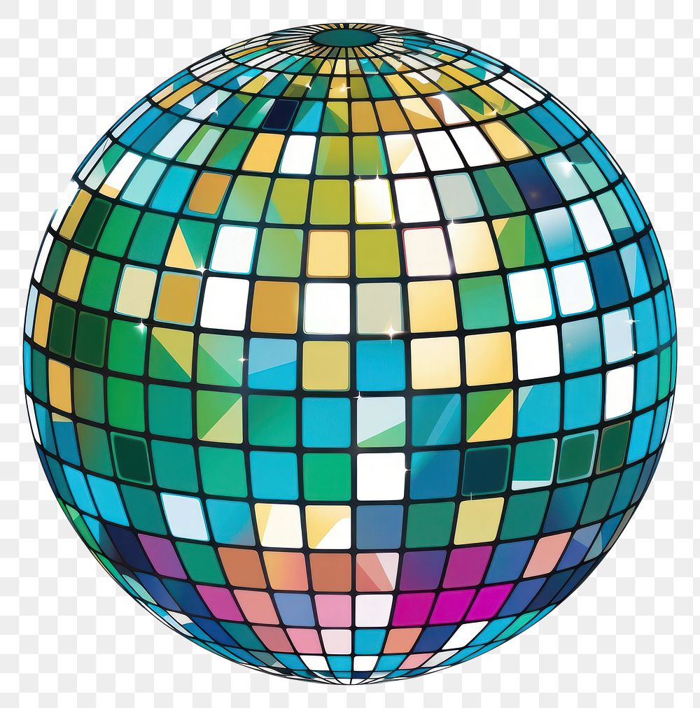 PNG Disco ball backgrounds sphere globe. AI generated Image by rawpixel.