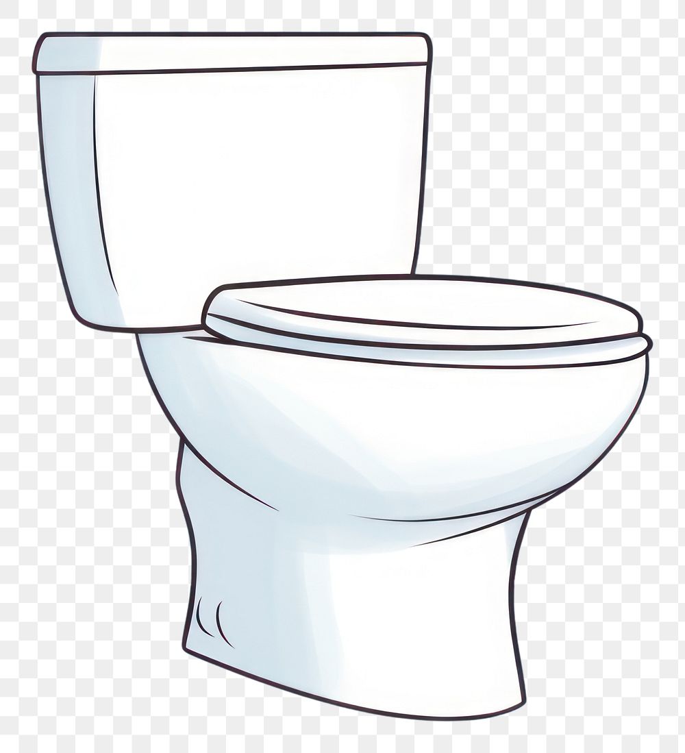 PNG Toilet bowl bathroom cartoon convenience. AI generated Image by rawpixel.