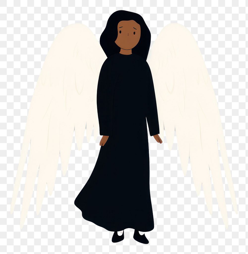 PNG Angel cartoon adult representation. AI generated Image by rawpixel.