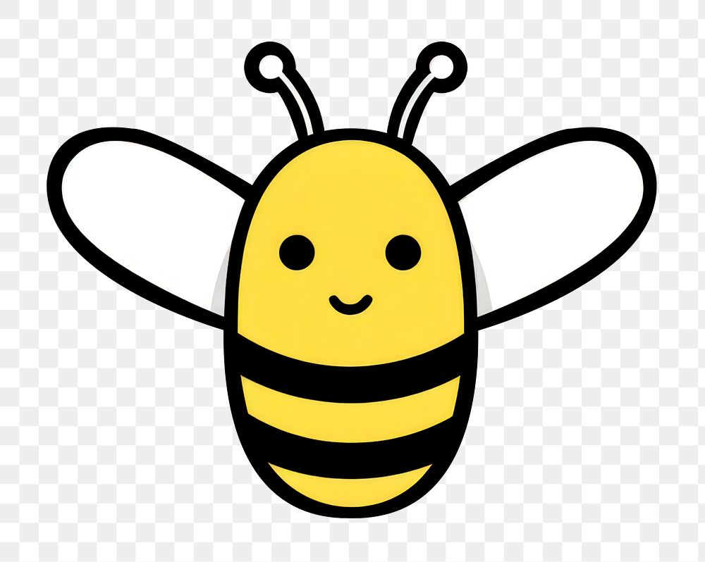 PNG Bee cartoon animal insect. AI generated Image by rawpixel.