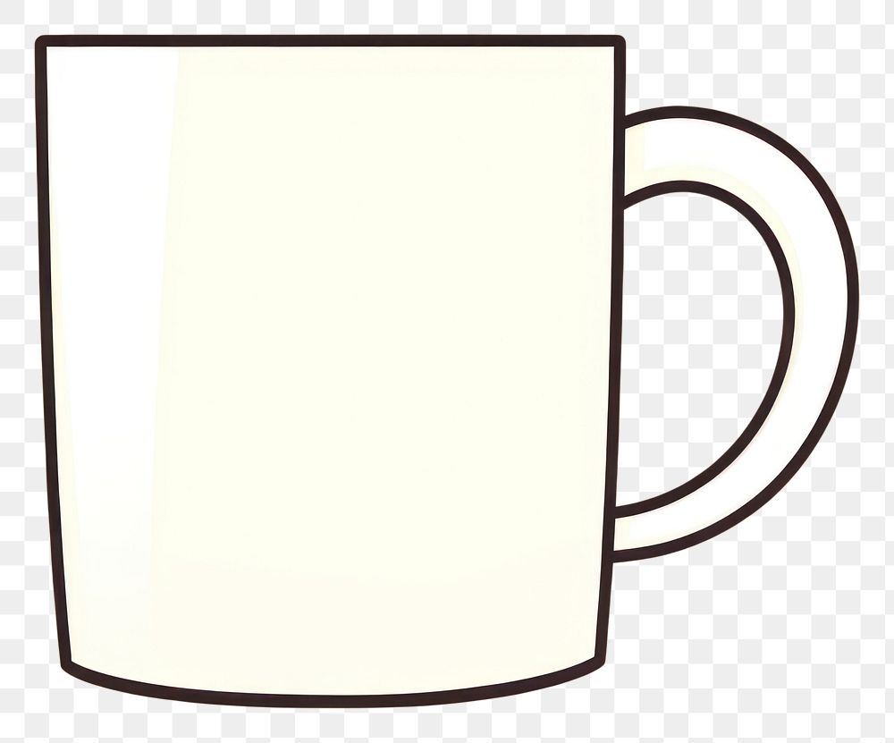 PNG Coffee mug cartoon drink cup. AI generated Image by rawpixel.