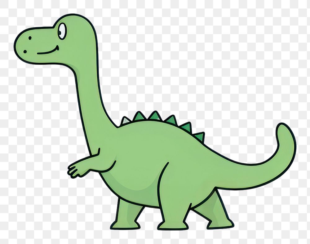 PNG Dinosaur reptile cartoon animal. AI generated Image by rawpixel.