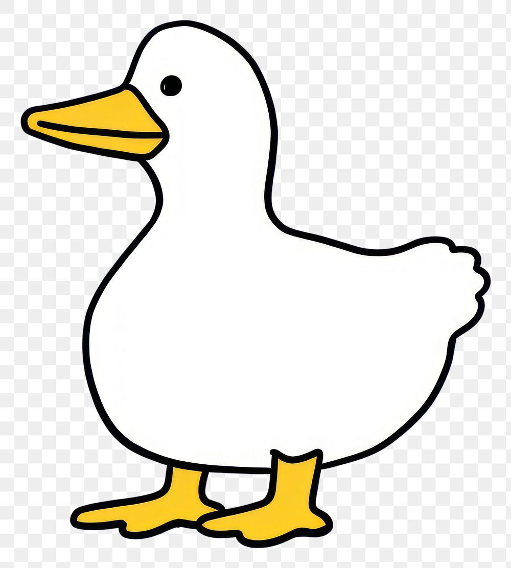 PNG Duck cartoon animal bird. 