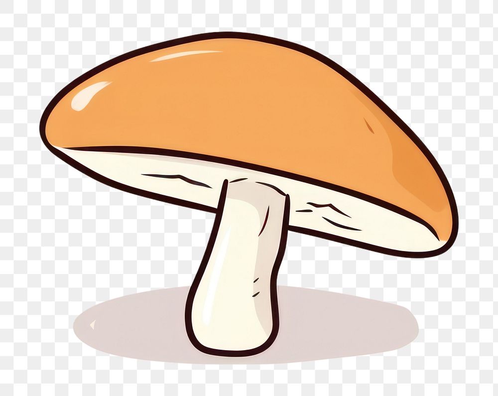 PNG Mushroom fungus agaric toadstool. AI generated Image by rawpixel.
