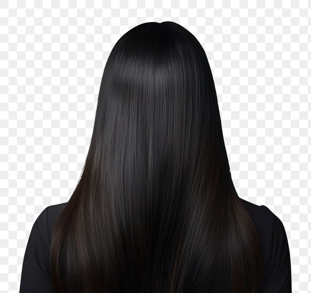 PNG Healthy black hair stock adult white background hairstyle. AI generated Image by rawpixel.