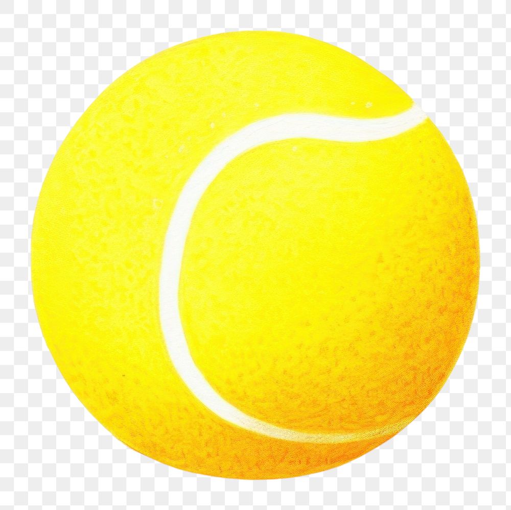 PNG Tennis ball sports white background sunlight. AI generated Image by rawpixel.