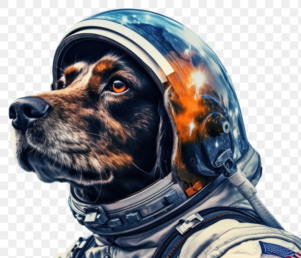 PNG Dog Astronaut astronaut mammal animal. AI generated Image by rawpixel.